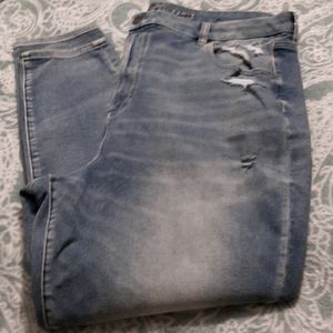 American Eagle Size 22R curvy super high rise jeg.